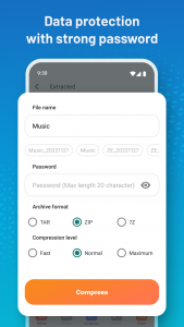اسکرین شات 8 برنامه Zip Extractor - UnZIP & UnRAR