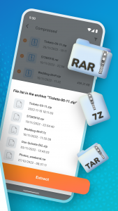 اسکرین شات 5 برنامه Zip Extractor - UnZIP & UnRAR