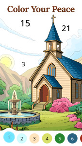 اسکرین شات 7 بازی Bible Coloring Paint By Number