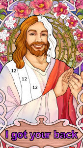 اسکرین شات بازی Bible Coloring Paint By Number 1