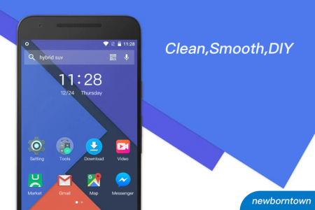 اسکرین شات برنامه Solo Launcher-Clean,Smooth,DIY 1