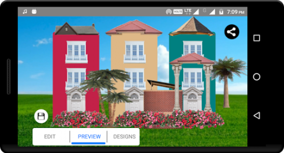 اسکرین شات برنامه Create Home - Exterior Design and Color Selection 7