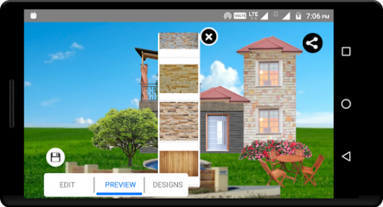 اسکرین شات برنامه Create Home - Exterior Design and Color Selection 2
