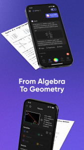 اسکرین شات 2 برنامه Homework Helper & Math Solver