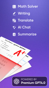 اسکرین شات 1 برنامه Homework Helper & Math Solver