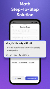 اسکرین شات 3 برنامه Homework Helper & Math Solver