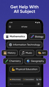 اسکرین شات 5 برنامه Homework Helper & Math Solver