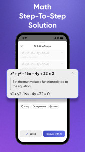 اسکرین شات 4 برنامه Homework Helper & Math Solver