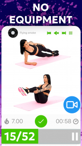 اسکرین شات برنامه Home Workouts for Women 3