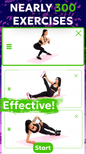 اسکرین شات برنامه Home Workouts for Women 5