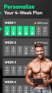 اسکرین شات 2 برنامه Home Workout App: Fitness