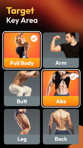اسکرین شات 3 برنامه Home Workout App: Fitness