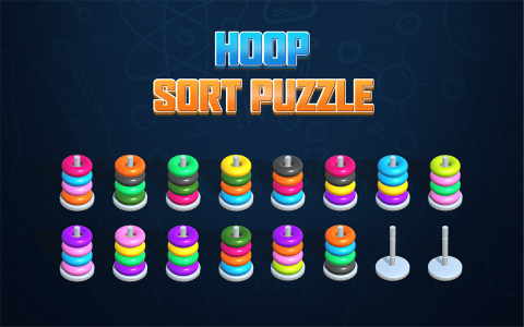 اسکرین شات بازی Hoop Sort Puzzle: Color Ring 7