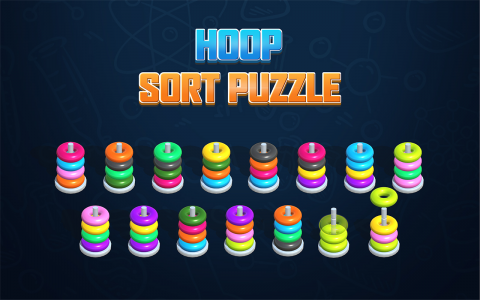 اسکرین شات بازی Hoop Sort Puzzle: Color Ring 8