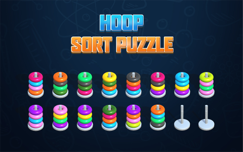 اسکرین شات 7 بازی Hoop Sort Puzzle: Color Ring