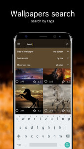 اسکرین شات 3 برنامه Horse Wallpapers 4K