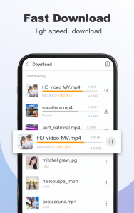 اسکرین شات 3 برنامه Fiery Browser - Fast & Private