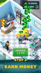 اسکرین شات 3 بازی Zombie Hospital - Idle Tycoon