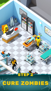اسکرین شات 2 بازی Zombie Hospital - Idle Tycoon