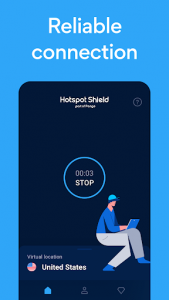 اسکرین شات برنامه Hotspot Shield Free VPN Proxy & Wi-Fi Security 4