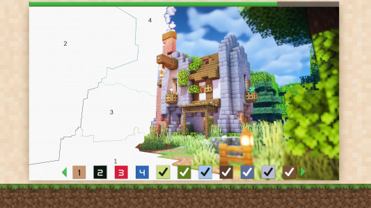 اسکرین شات بازی Minecraft Coloring Game - Colo 3