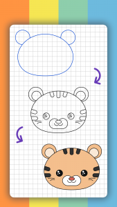 اسکرین شات برنامه How to draw cute animals 6