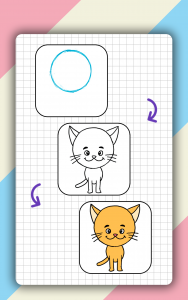 اسکرین شات برنامه How to draw cute animals step  3