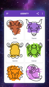 اسکرین شات 4 برنامه How to draw zodiac signs