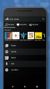 اسکرین شات برنامه Dub Radio -music, sports, news 8
