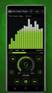اسکرین شات برنامه Music Player – Dub MP3 Player 1