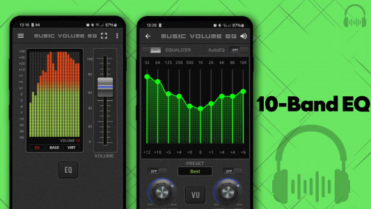 اسکرین شات برنامه Music Volume EQ - Equalizer 1