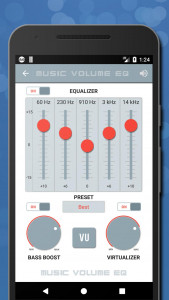 اسکرین شات برنامه Music Volume EQ - Equalizer 7