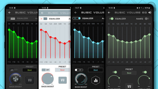 اسکرین شات برنامه Music Volume EQ - Equalizer 2