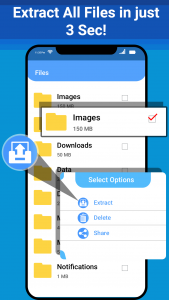 اسکرین شات برنامه Zip File Reader-Unarchive tool 5