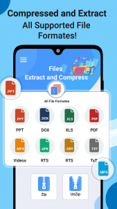 اسکرین شات برنامه Zip File Reader-Unarchive tool 3