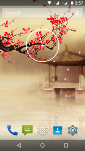 اسکرین شات برنامه Sakura Live Wallpaper 1