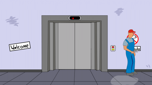 اسکرین شات بازی Stickman Escape Lift 2 : Funny 2