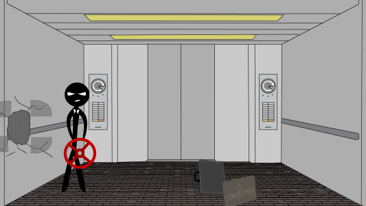 اسکرین شات بازی Stickman Escape Lift 2 : Funny 5