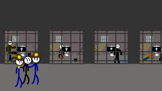 اسکرین شات بازی Stickman Jailbreak 4 : Funny E 3