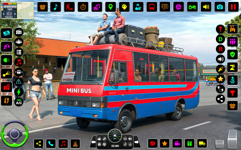 اسکرین شات 3 بازی Mini BUS Game - Van Simulator