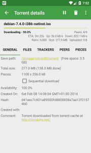 اسکرین شات برنامه tTorrent Lite - Torrent Client 5