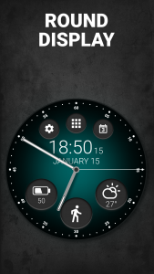 اسکرین شات برنامه Black Classic Watch Face 5