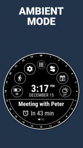 اسکرین شات 6 برنامه Calendar Watch Face