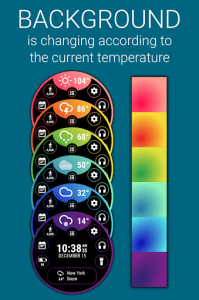 اسکرین شات برنامه Thermo Watch Face by HuskyDEV 1