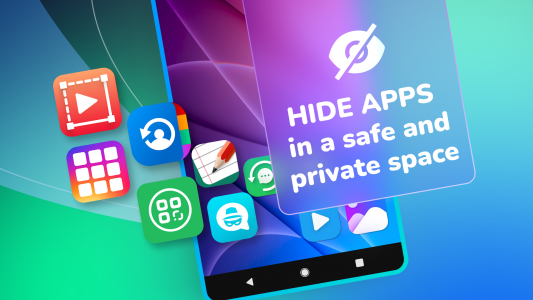 اسکرین شات برنامه Hyde App Hider - Hide Apps 7