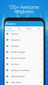 اسکرین شات 1 برنامه iRingtone - iPhone Ringtone