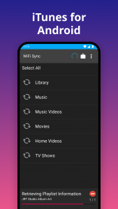 اسکرین شات برنامه iSyncr: iTunes to Android 5