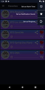 اسکرین شات برنامه BTS Ringtones & Alarm 5