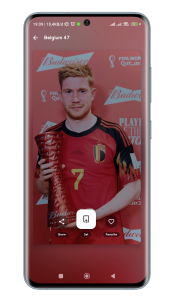 اسکرین شات 2 برنامه Belgium Football Wallpaper HD