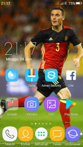 اسکرین شات برنامه Belgium Football Team Wallpaper HD 3